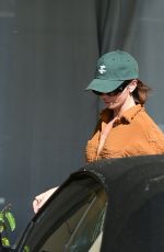 SARAH HYLAND at a Tanning Salon in Los Angeles 04/11/2024