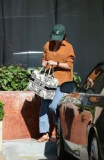 SARAH HYLAND at a Tanning Salon in Los Angeles 04/11/2024