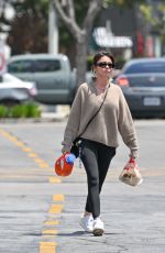 SARAH HYLAND Out Shopping in Los Angeles 04/25/2024