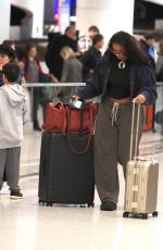 SASHA OBAMA Arrives in Los Angeles 04/02/2024