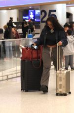 SASHA OBAMA Arrives in Los Angeles 04/02/2024
