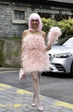 SEEMA MALHOTRA Arrives at Mr Whippys Candy Party at Sakku Samba Restaraunt in Manchester 04/05/2024