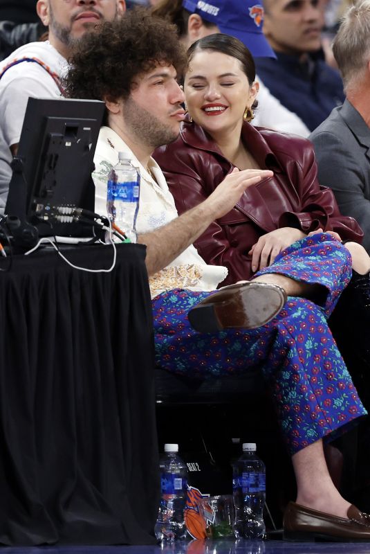 SELENA GOMEZ at N.Y. Knicks Game in New York 04/22/2024