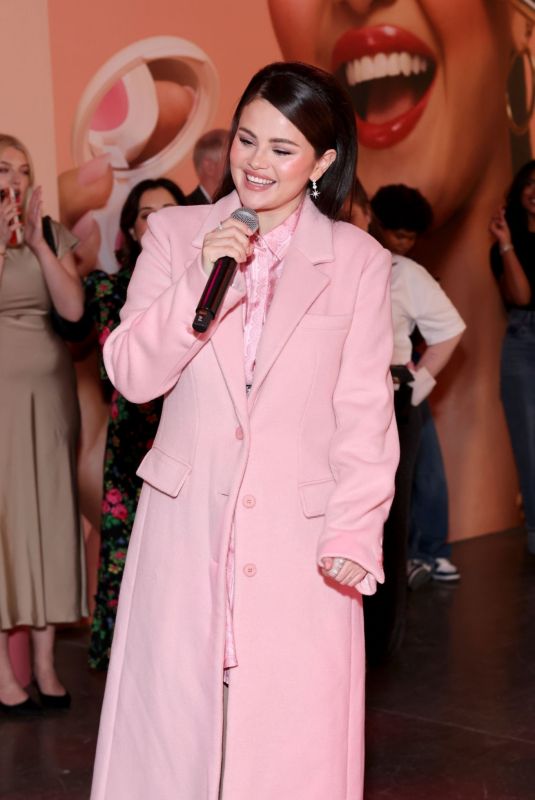 SELENA GOMEZ Celebrates Launch of Rare Beauty