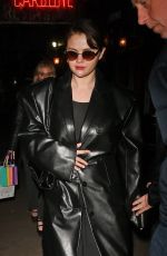 SELENA GOMEZ Leaves Carbone in New York 04/07/2024
