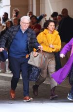SELENA GOMEZ, Martin Short and Steve Martin on the Set of Only Murders in the Building in New York 04/24/2024