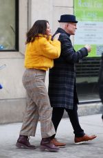 SELENA GOMEZ, Martin Short and Steve Martin on the Set of Only Murders in the Building in New York 04/24/2024