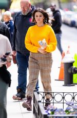 SELENA GOMEZ on the Set of Only Murders in the Building in New York 04/24/2024