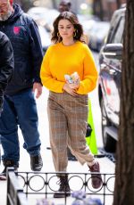 SELENA GOMEZ on the Set of Only Murders in the Building in New York 04/24/2024