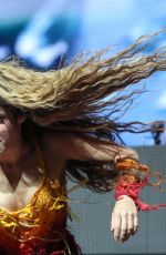 SHAKIRA at Bizarrap Set in Sahara Tent at Coachella Valley Music and Arts Festival 04/12/2024
