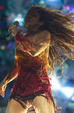SHAKIRA at Bizarrap Set in Sahara Tent at Coachella Valley Music and Arts Festival 04/12/2024