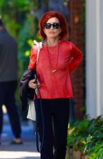 SHARON OSBOURNE Out Shopping on Melrose in Los Angeles 04/04/2024