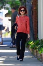 SHARON OSBOURNE Out Shopping on Melrose in Los Angeles 04/04/2024