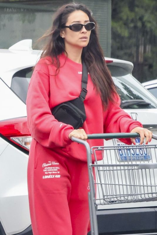 SHAY MITCHELL Shopping at Lazy Acres in Los Angeles 04/14/2024