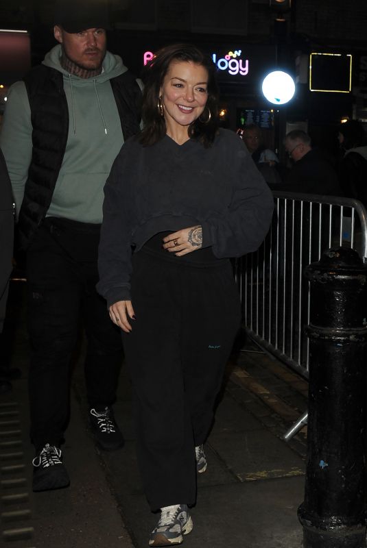 SHERIDAN SMITH Arrives at Gielgud Theatre in London 04/10/2024