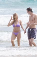 SIENNA MILLER in Bikini at a Beach in Costa Rica 04/17/2024