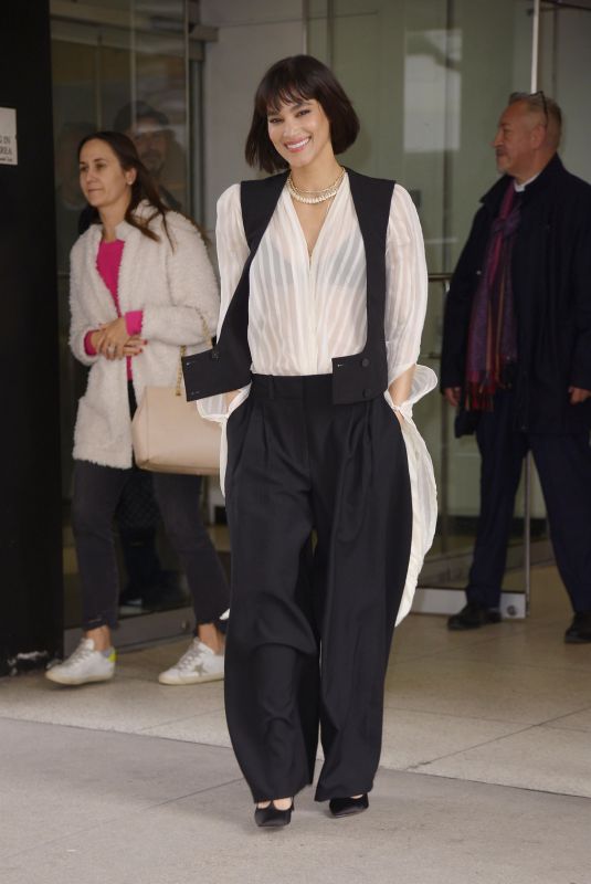 SOFIA BOUTELLA Leaves CBS Studios in New York 04/04/2024