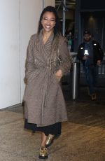 SONEQUA MARTIN- GREEN Arrives at CBS Mornings in New York 04/04/2024