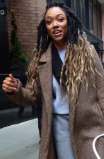 SONEQUA MARTIN-GREEN Arrives at Ziegfeld Theatre in New York 04/04/2024