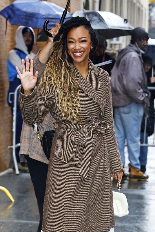 SONEQUA MARTIN Leaves The View in New York 04/02/2024