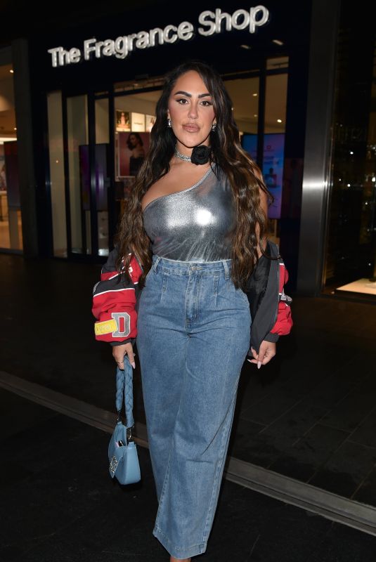 SOPHIE KASAEI Arrives at Liverpool One for the Shein Pop Up Shop 04/18/2024