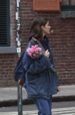 SURI CRUISE in Double Denim Out in New York 04/17/2024