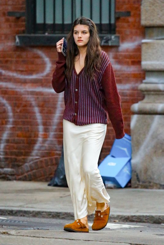 SURI CRUISE Out in New York Days Before Her 18th Birthday 04/14/2024