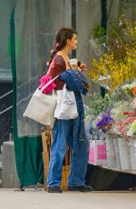 SURI CRUISE Out Shopping Flowers on Her 18th Birthday in New York 04/18/2024