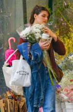 SURI CRUISE Out Shopping Flowers on Her 18th Birthday in New York 04/18/2024
