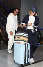 SYDNEY SWEENEY and Jonathan Davin Leaves LAX Airport in Los Angeles 04/26/2024