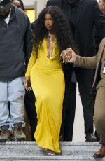 SZA Leaves iHeartRadio Music Awards in Hollywood 04/02/2024