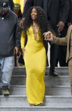 SZA Leaves iHeartRadio Music Awards in Hollywood 04/02/2024