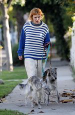 TALLULAH WILLIS Out with Her Dogs in Los Angeles 04/11/2024