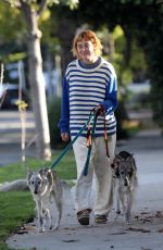TALLULAH WILLIS Out with Her Dogs in Los Angeles 04/11/2024