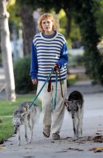 TALLULAH WILLIS Out with Her Dogs in Los Angeles 04/11/2024