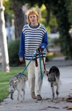 TALLULAH WILLIS Out with Her Dogs in Los Angeles 04/11/2024