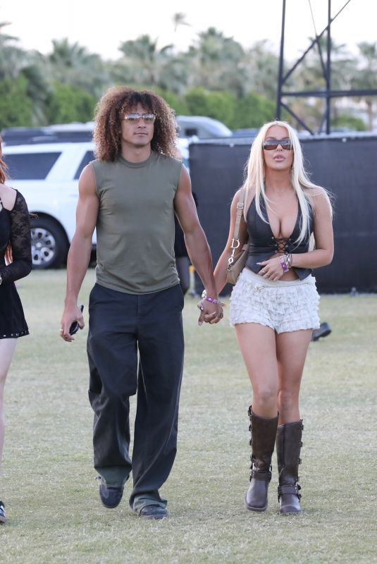 TANA MONGEAU and Adam Dubuc Out at Coachella 04/14/2024