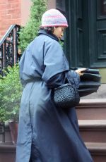 TAYLOR RUSSELL Arrives at Her Home in New York 04/04/2024