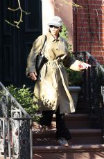 TAYLOR RUSSELL Leaves Her Home in New York 04/04/2024
