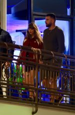 TAYLOR SWIFT and Travis Kelce Leaves Sushi Park in Los Angeles 04/12/2024