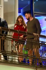 TAYLOR SWIFT and Travis Kelce Leaves Sushi Park in Los Angeles 04/12/2024