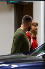 TAYLOR SWIFT and Travis Kelce Leaves Sushi Park in Los Angeles 04/12/2024