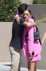 TIA MOWRY Out and About in Los Angeles 04/17/2024
