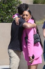 TIA MOWRY Out and About in Los Angeles 04/17/2024