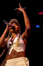 TINASHE Performs in Mojave Tent at Coachella Valley Music and Arts Festival in Indio 04/12/2024