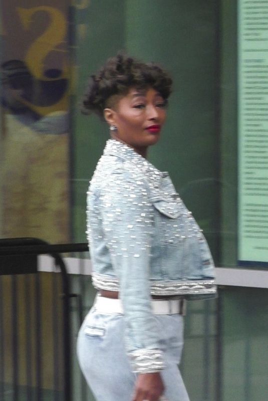TOCCARA JONES Arrives at Lakers Game at Crypto.com Arena in Los Angeles 04/25/2024