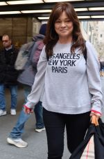 VALERIE BERTINELLI Arrives at NBC Studios in New York 03/30/2024