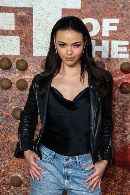 VANESSA BAUER at Kingdom of the Planet of the Apes Premiere in London 04/25/2024