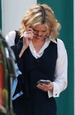 VERONICA FERRES Leaves San Vicente Bungalows in West Hollywood 04/06/2024