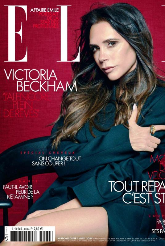 VICTORIA BECKHAM in Elle Magazine, France April 2024
